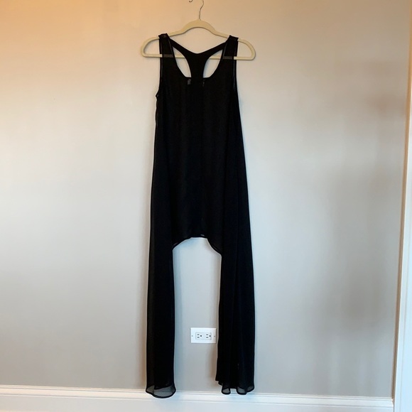 Finders Keepers racerback shirttail black dress - Picture 3 of 14